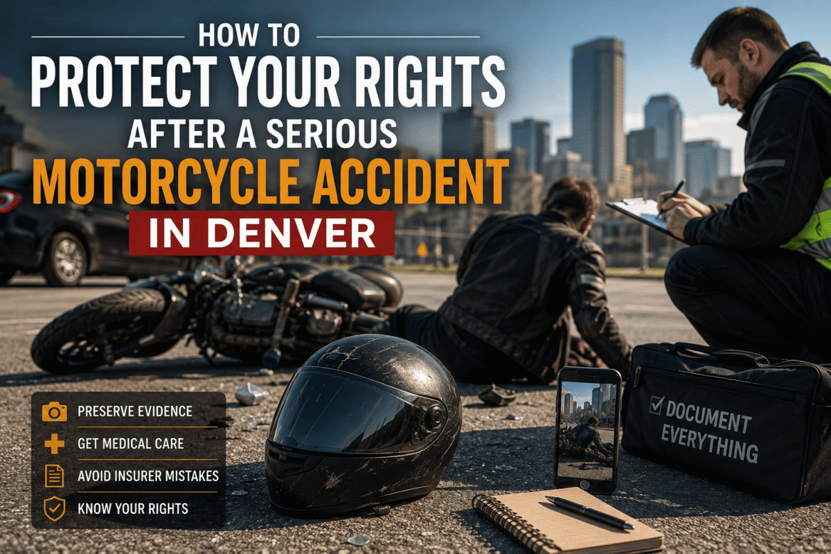 How To Protect Your Rights After A Serious Motorcycle Accident In Denver