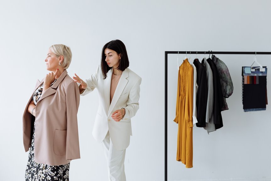 professional formal outfit selection